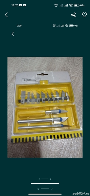 Cutter pliabil set cutter cutite precizie  - imagine 2