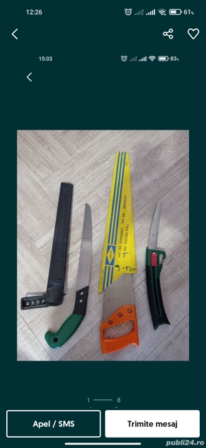 Fierastrau de mana set dalta creioane lemn dulgher