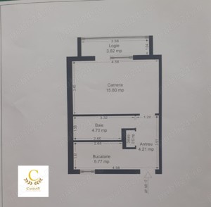 Apartament 1 camera decomandat etaj 4 din 5 Simion Barnutiu bloc izolat termic amenajat centrala - imagine 9