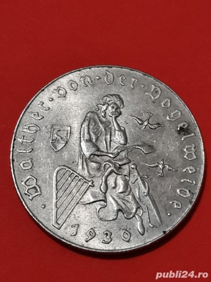 Moneda argint 2 Schilling 1930 - imagine 2