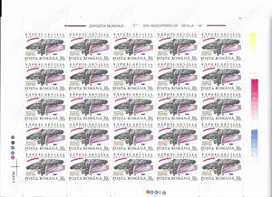 Romania 1992 - Expozitia Mondiala - Era descoperirilor, Sevilla, serie in coli de 25, MNH, LP 1293 - imagine 4