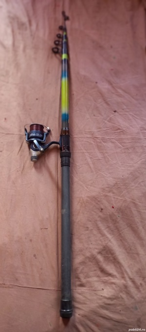 Lanseta Ghibi 4,2m, mulineta Wind Blade 50R, 4 rulmenti 