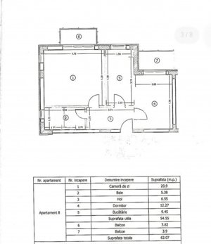 Apartament decomandat 2 camere 2 balcoane parcare Doamna Stanca Sibiu - imagine 15