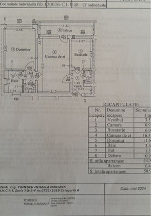 APARTAMENT CU 2 CAMERE/ ZONA VEST/ PLOIEȘTI  - imagine 10