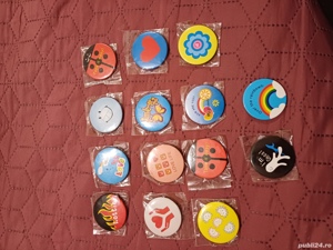 Vand broșe cu ac de siguranță in spate, noi - imagine 4