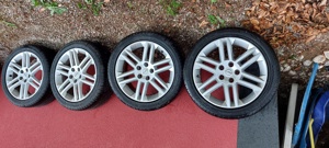 Genti Aluminiu cu cauciucuri de vara 225/45/R17 - imagine 4