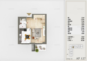 PREMIUM | Duplex, 3 camere, etaj 10-11,  la 20 de minute de metrou (ID: 127A) - imagine 4