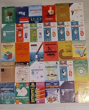  Manuale   culegeri clasele I - XII (generală, liceu, bac) matematică