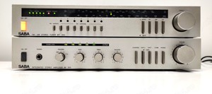 SABA MI 355 + MT 355 tuner si amplificator stereo analog vintage