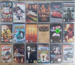 [PSP] Vând 48 jocuri UMD originale pentru PSP, diverse titluri [poze reale]