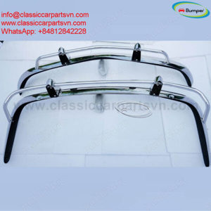 VW Karmann Ghia US Export style bumpers year (1967-1969) by stainless steel new  - imagine 3