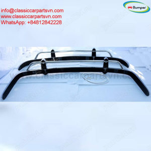 VW Karmann Ghia US Export style bumpers year (1970-1971) by stainless steel new  - imagine 3