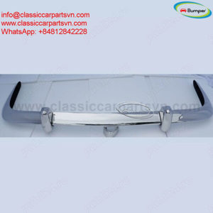 Volkswagen Karmann Ghia Euro style bumpers (1955 – 1966) by stainless steel new - imagine 3
