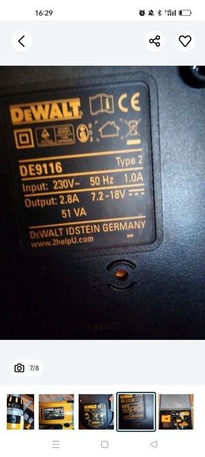 Bormașină Dewalt XRP cu acumulator de 18 volti model DC 925 de 450 w - imagine 5
