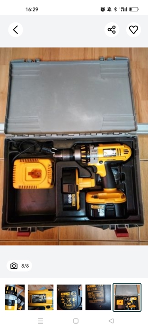 Bormașină Dewalt XRP cu acumulator de 18 volti model DC 925 de 450 w - imagine 4