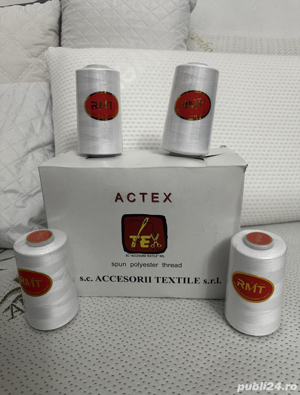 Ata de cusut alba - imagine 3