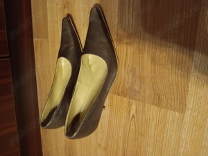 Vand pantofi eleganti, maro, nr. 36, piele 