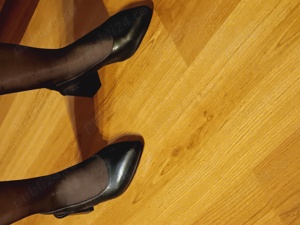  Vand pantofi negri, piele naturala, nr. 38