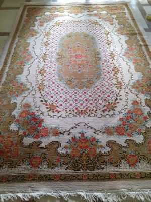 Covor persan din lana 204 311 cm (14cm franjurii) - imagine 2