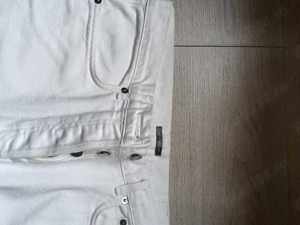 Blugi albi Dior X Raymond Pettibon White Jeans Size 31 - imagine 5