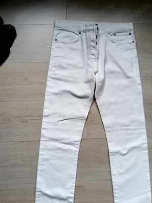Blugi albi Dior X Raymond Pettibon White Jeans Size 31 - imagine 2