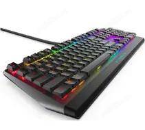Tastatura mecanica gaming Alienware 510K, Iluminare RGB, Moon Grey