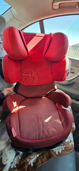 Scaun auto CYBEX Pallas M-Fix SL 517001353, Isofix, 9 - 36kg, rosu - imagine 2