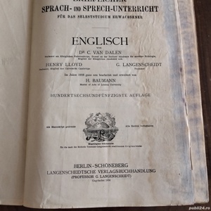 Curs de limba engleză tipărit în 1856 - imagine 2