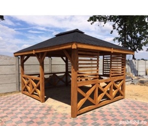 Foisoare Pergole Terase din Lemn masiv ( Beach Bar plaja )etc