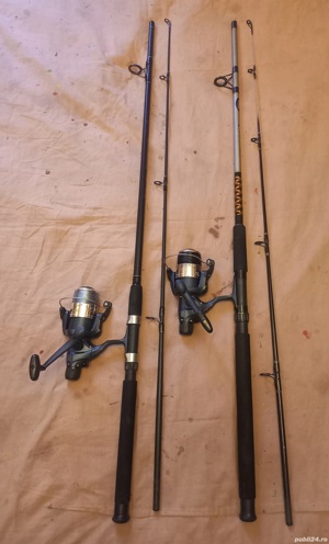 Lanseta 2,1m actiune 240g, mulineta Okuma 4000, 3 rulmenti  