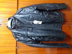 Geaca barbateasca din piele