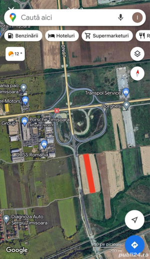 Teren extravilan centura sud(Ghiroda)