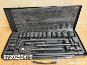 Trusa profesionala de Scule Tubulare de Forta 24 Piese 1/2 CH/VANADIUM - imagine 8