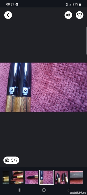 set stillou si pix de colectie aur 24k  - imagine 3