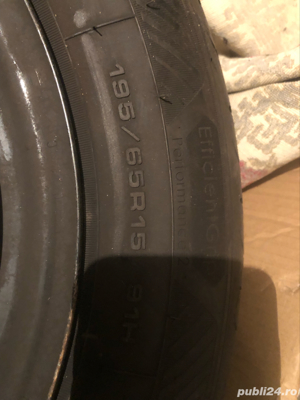 vand jante tabla 5x112 cu cauciucuri si capace originale mercedes - imagine 2