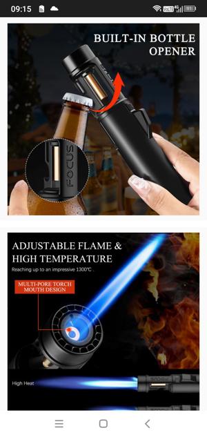 Brichetă cu flacără cu jet butan - imagine 4