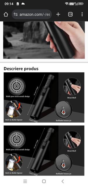 Brichetă cu flacără cu jet butan - imagine 5