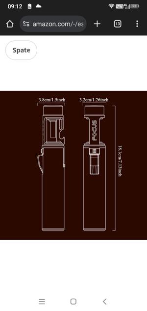 Brichetă cu flacără cu jet butan - imagine 2