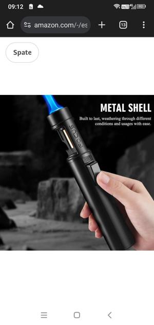 Brichetă cu flacără cu jet butan - imagine 3