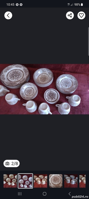 servici de masa de colectie England,36 piese - imagine 2