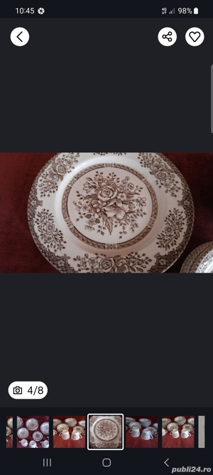 servici de masa de colectie England,36 piese - imagine 3