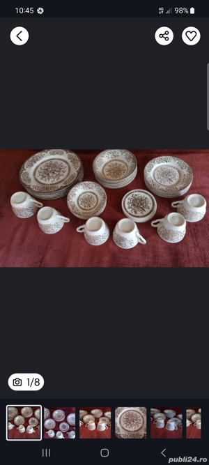 servici de masa de colectie England,36 piese - imagine 4