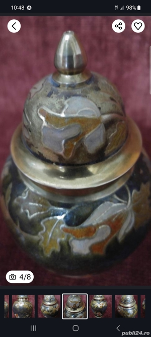 urna bronz masiv - imagine 4