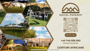 Inchiriez cort african stretch tent pavilion cununie nunta botez evenimente - imagine 5