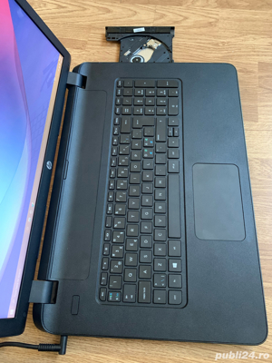 Laptop HP Slim Display mare 17,3 inch Led,Windows,6gb ram ddr3,SSD 130gb memorie  - imagine 3