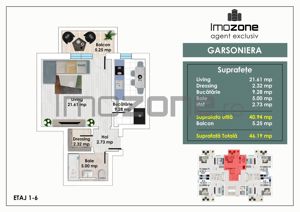 Garsoniera 46 mp, Prima inchiriere, etaj 5, disponibila imediat – METROU PACII - imagine 10