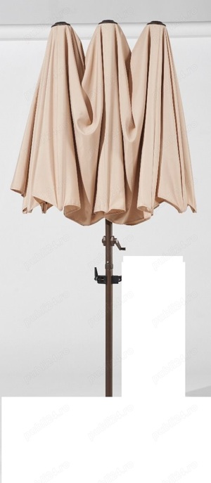 Vand Umbrela 400*200*237 cm, cu manivela, pt. Terasa-Gradina-Iarba Verde, NOUA Pret 449 Lei. - - Umb - imagine 3