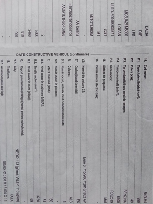 Vaid Dacia Logan cumparata in noiemb 2  E - imagine 3