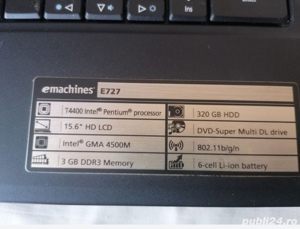 Laptop Acer E727 - imagine 2