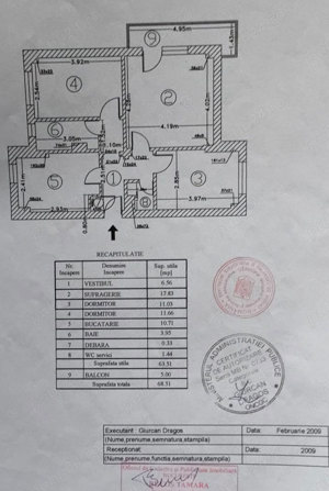 3 Camere Tei - Maica Domnului - 2 bai - Centrala termica - imagine 12